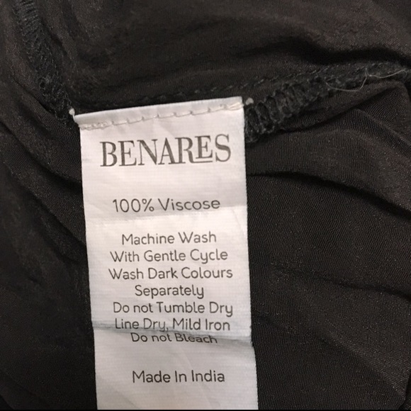 Benares black casual flirt pants - Picture 2 of 2